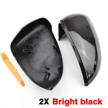2 шт., колпачки для зеркала заднего вида Volkswagen VW Golf MK7 7,5 GTI 7 Golf 7 R Touran L GTD GTE