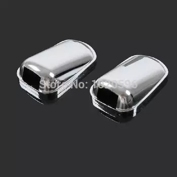 2 шт./компл. ABS хромированная отделка, автомобильная Передняя насадка для распыления воды, украшение распылителя или сменная наклейка для Ford Kuga espage 2012 - 2016