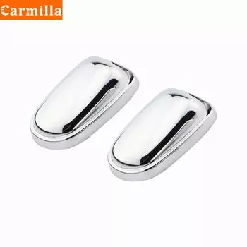 2 шт./компл. ABS Хромированная разбрызгивающая насадка для распыления воды Насадка стеклоочистителя Водоструйная Крышка Накладка для Ford Focus 2 3 4 MK2 MK3 MK4 автомобильный Стайлинг