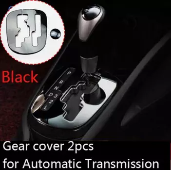 2 шт./компл. автомобильный Стайлинг из нержавеющей стали хром коробка передач декоративная крышка наклейка для KIA Rio K2 2011-2016 ручной автоматический
