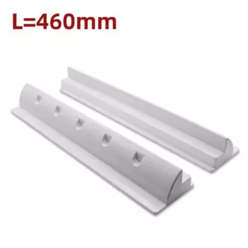 2 шт./компл., кронштейн спойлера на солнечной панели из АБС-пластика, длинный боковой кронштейн для крепления солнечной панели, устойчивый к ультрафиолетовому излучению для каравана, лодки, дома на колесах