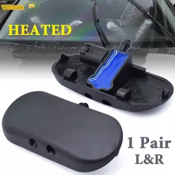 2 шт./компл., насадка для омывателя лобового стекла с подогревом, левая и правая форсунка для Audi A2 A3 A4 B6 B7 A6 C5 C6 A8 D3 RS4, замена автомобиля