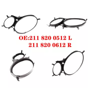 2 шт./компл. прокладки на крышку передней фары автомобиля, уплотнительные полосы для крышки фары, декоративное кольцо для Benz W211 E200 E240 E280 2002-2008