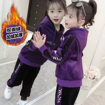 2 шт./комплект, детский хлопковый комплект из свитшота и брюк