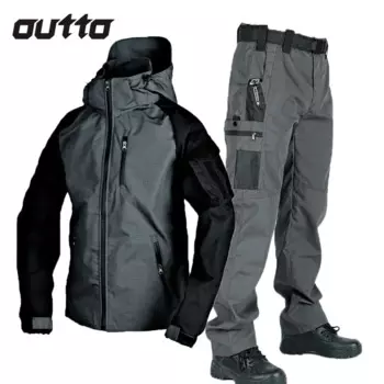 2 шт./комплект, мужской водонепроницаемый костюм с капюшоном и брюками