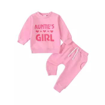 2 шт./комплект, Осенний пуловер с длинным рукавом и круглым вырезом