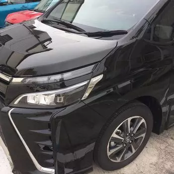 2 шт., комплект передних фар из нержавеющей стали для Toyota Voxy R80 2017