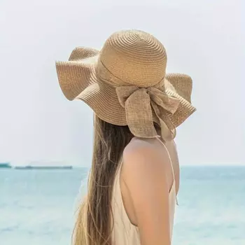 2 шт./комплект, женская пляжная шляпа цвета хаки