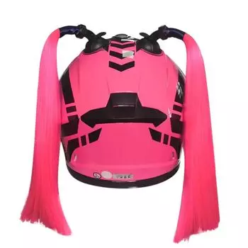 2 шт./комплект, женские косички для мотоциклетного шлема