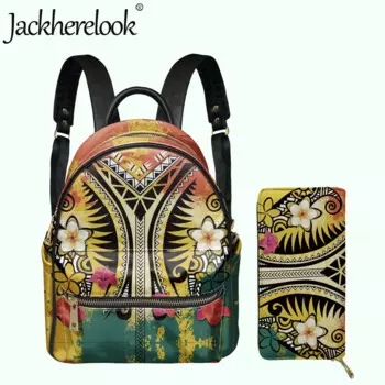 2 шт./комплект, женский рюкзак из ПУ кожи, с принтом