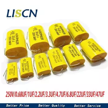 2 шт. Конденсаторы для твитера 0.68uF-47uF 250V