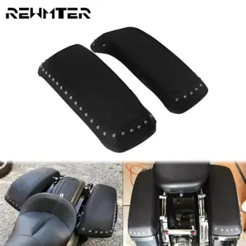 2 шт., кожаные чехлы для мотоцикла, с защитой от пыли