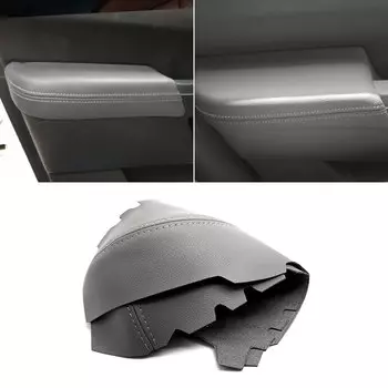 2 шт., Кожаные чехлы на подлокотники для передней двери и салона Honda Pilot 2009 2010 2011 2012 2013