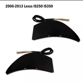 2 шт. красная лампа заднего бампера для Lexus IS250 IS300 IS350 GSE20 2006-2013, отражатель, предупреждение о заднем тормозом, автомобильные аксессуары