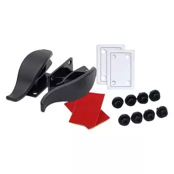 2 шт., крепежный кронштейн для автомобильного зонта, крючок для спинки автомобильного сиденья, универсальный держатель для зонта в багажнике, крючок для спинки автомобильного сиденья, салон автомобиля для хранения