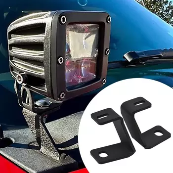 2 шт. кронштейны для крепления фонаря на капоте автомобиля, подходят для Ford F150 2017-2023, крепления на столбики, петли на капоте, светодиодные кронштейны для крепления рабочего/куба