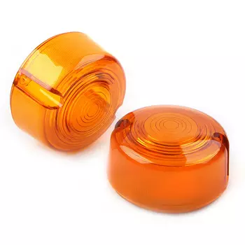 2 шт., крышка для объектива с указателем поворота мотоцикла для Harley Davidson Dyna FXD FXR Sportster XLH 883 1200 FXST