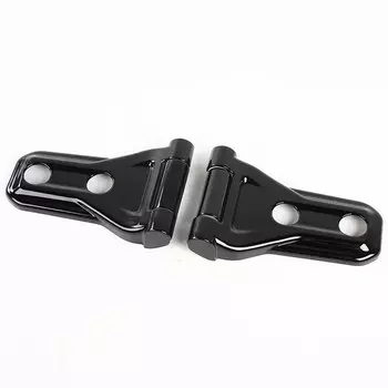 2 шт. Крышка шарнира капота двигателя черного цвета ABS для Jeep Wrangler JL 2018 2019 2020 2021 2022 2023 автомобильные аксессуары
