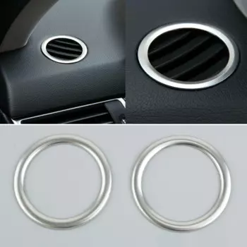 2 шт., крышка вентиляционного отверстия на приборной панели, кольцевая накладка, подходит для Mercedes Benz GLK X204 ML W166 GL X166 B Class W246