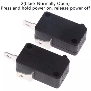 2 шт. KW16(5)A 250 В AC микроволновая печь дверь микропереключатель стиральная машина рисоварка горшок микропереключатель нормально открывается нормально закрывается