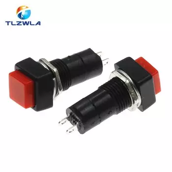 2 шт. Квадратный кнопочный переключатель TLZWLA 3A 250В медный