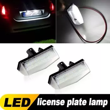 2 шт. лампа для Toyota MATRIX AZE14, ZRE142 PRIUS ZVW30 NHW20 PRIUS V-ZVW40/ZVW41 VENZA GGV1 светодиодная подсветка номерного знака