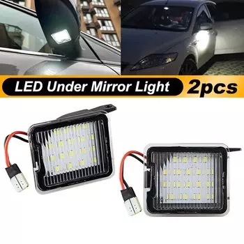 2 шт. лампы Canbus Led под боковым зеркалом для Ford SMax CMax Kuga Escape Monde 4 Focus 3 Grand 2, аксессуары