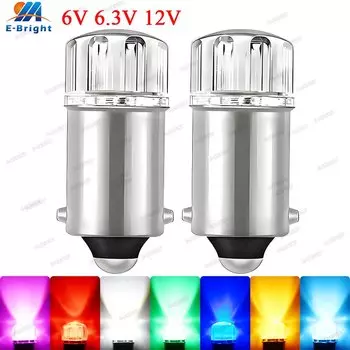2 шт., лампы для автомобильных фотографий, BA9S, T4W, T2W, T3W, DC, 12 В, 6 в, 6,3 В, H5W, 12913, 12910, 12929