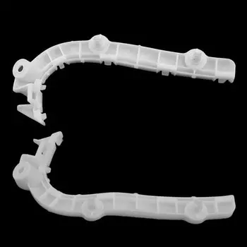 2 шт. левый и правый боковой передний бампер, верхняя крышка, кронштейн, автомобильный пластик, подходит для Mitsubishi Outlander SE ES LS XLS 6400A588 6400A587