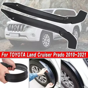 2 шт., литой брызговик для заднего колеса для Toyota Land Cruiser Prado J150 2010-2021