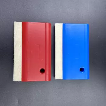 2 шт./лот, 8,6 см * 14 см, профессиональный скребок для тонировки окон, инструмент для шерсти, с пластиковой ручкой, инструменты для нанесения автомобильной упаковки