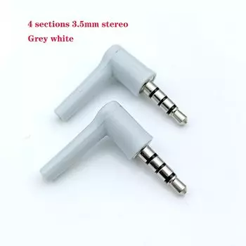 JCD 90 Градусов 3,5 мм Аудио Разъемы Черные