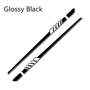 2 шт./лот, автомобильная поясная боковая юбка, декоративные наклейки, виниловые наклейки для Mercedes Benz W205 W203 W204 C Class, автомобильные аксессуары