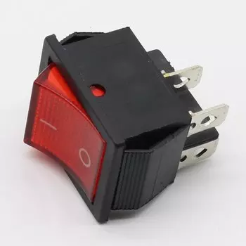 2 шт./лот красный 4-контактный Переключатель ВКЛ/ВЫКЛ лодки 250 в 16 А AC AMP 125 В/20A