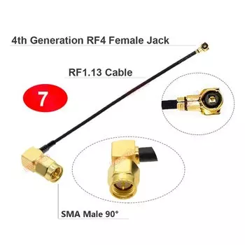 BEVOTOP Кабель RF1.13 SMA RP-SMA/SMA MHF4