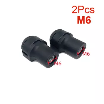 2 шт. M6/M8 аксессуары с внутренней резьбой, автомобильные газовые пружины, подъемные опоры, замена демпфера, фиксированные концевые фитинги, разъемы