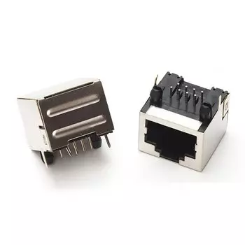 2 шт., металлические разъемы RJ45, YuXi