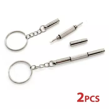 2 шт. мини отвертка HUXUAN 3 в 1