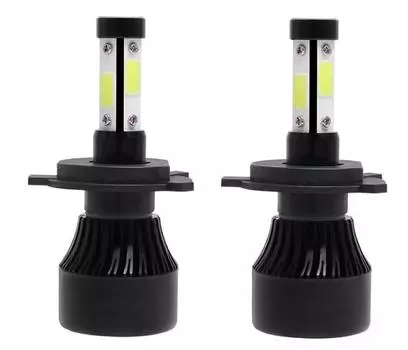 2 шт. мини турбо автомобильные светильник ры комбинированные 4-сторонсветодиодный фары 9005 9006 H7 H8 H9 H10 H11 HB3 HB4 комплект противотуманных фар светодиодный лампы