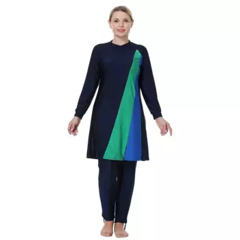 2 шт., мусульманские купальники Burkini 2024, женский купальник, исламский купальный костюм, мусульманский купальный костюм Burkini Femme Musulmane Abaya 6XL