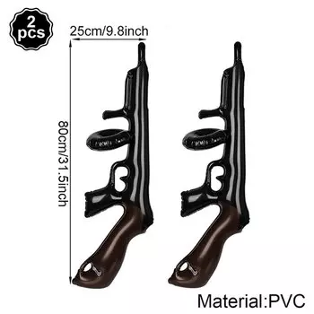 2 шт., Надувные пистолеты из ПВХ для косплея