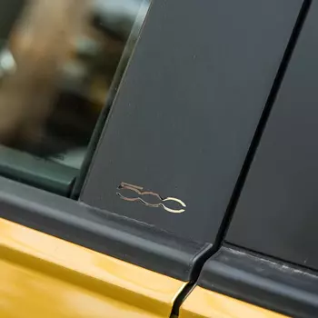 2 шт. наклейка из нержавеющей стали, наклейка на зеркало заднего вида автомобиля для Fiat 500 500x 500l 500c