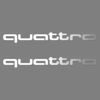 2 шт. наклейка на автомобиль, боковой кузов, багажник, бампер, украшение на окно, значок, наклейка для Audi Quattro Q2 Q3 Q5 Q7 Q5L Q4 Q8 Q1 A3 A5 A7 A4 A6L