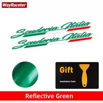 2 шт. наклейка на боковую дверь в итальянском стиле Scuderia Italia Graphics виниловая наклейка для Alfa Romeo Stelvio Giulia 159 Giulietta 147 Mito