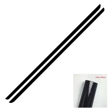 2 шт., наклейка на боковую юбку двери автомобиля, спортивные длинные полосы, гоночные аксессуары для Suzuki IGNIS, декор кузова, виниловые наклейки, пленка «сделай сам»