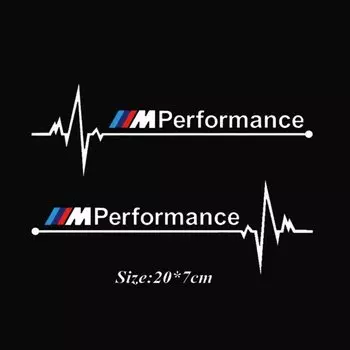 2 шт. наклейка на кузов автомобиля для BMW M Performance X1 X3 X5 X6 M3 M5 M6 E28 E30 E36 E46 F84 F87 F10 F20 F30 G01 G20 G30 Автомобильные аксессуары