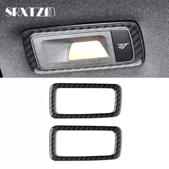 2 шт. наклейка на панель водостойкая гладкая углеродное волокно автомобильная задняя лампа для чтения отделка наклейка для Porsche Macan 2014-2021