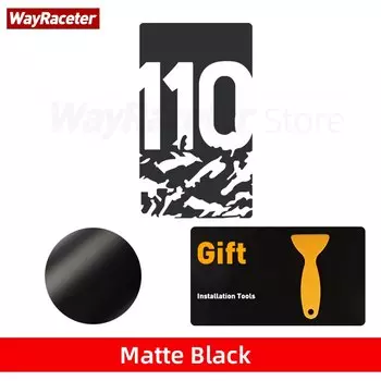 2 шт., наклейка на переднее крыло, боковое крыло, матовая черная виниловая наклейка для Land Rover Defender 90 110 130 L663 L316