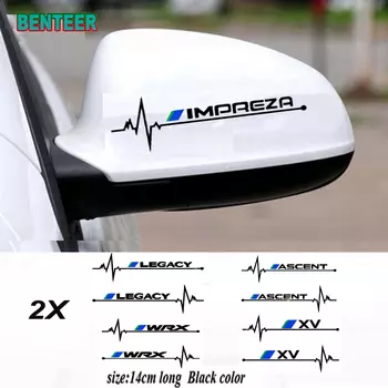 2 шт. наклейка на зеркало заднего вида для Subaru Forester Ascent Legacy XV WRX Outback Crosstrek Levorg Tribeca Solterra Impreza