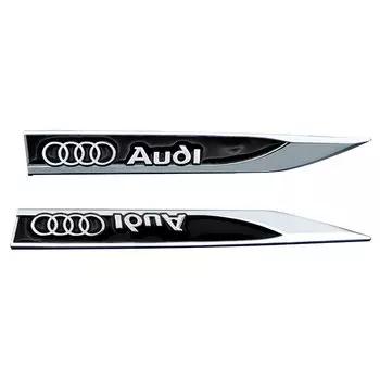 2 шт., наклейки на боковые крылья автомобиля, для Audi Sline TT A1 A2 A3 A4 A5 A6 A7 A8 8P B8 Q3 Q5 Q7